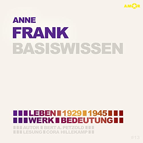 Anne Frank - Basiswissen: Leben (1929–1945), Werk, Bedeutung (Basiswissen. Ereignisse. Personen. Zusammenhänge.: Präzise, verständlich und unterhaltsam.) von Amor Verlag GmbH